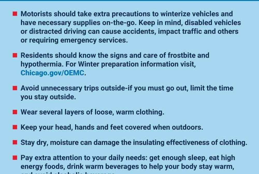 Tips for Living In Cold Weather